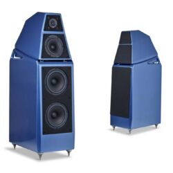 Wilson Audio Sasha DAW zeitkorrigierter Standlautsprecher mit und ohne Abdeckung