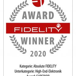 FIDELITY Award 2020 Audio Note Tomei Kensei