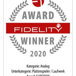 FIDELITY Award 2020 Audio Note TT3 Plattenspieler