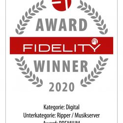 FIDELITY Award 2020 Audiodata MusikServer MS II