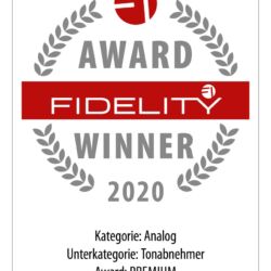 FIDELITY Award 2020 Clearaudio Jubilee MC