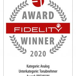 FIDELITY Award 2020 Clearaudio Jubilee MC