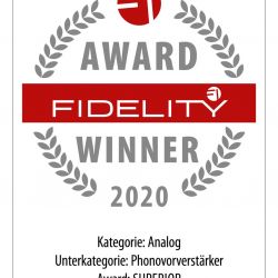 FIDELITY Award 2020 Einstein Audio The Phonoamp