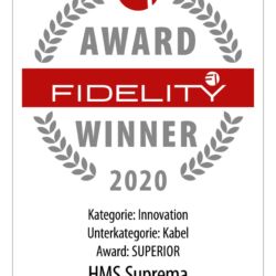 FIDELITY Award 2020 HMS Suprema mit Plasma Protect