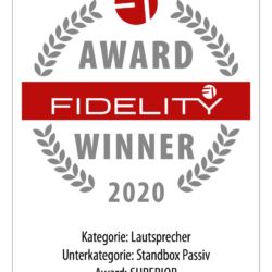 FIDELITY Award 2020 Burmester B18