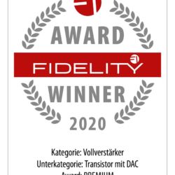 FIDELITY Award 2020 Mark Levinson No. 5805