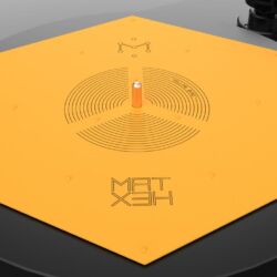 HEXMAT Yellow Bord Plattentellerauflage